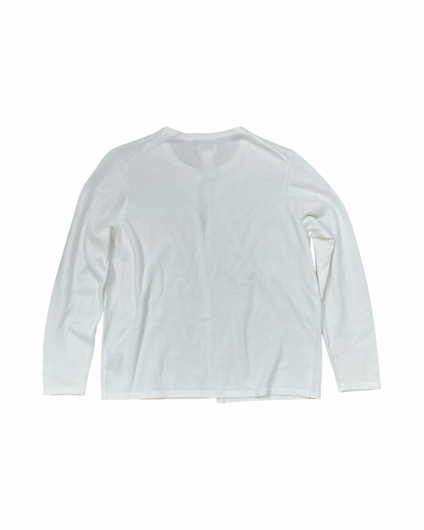 Cardigan By Liz Baker In Cream, Size:Sp