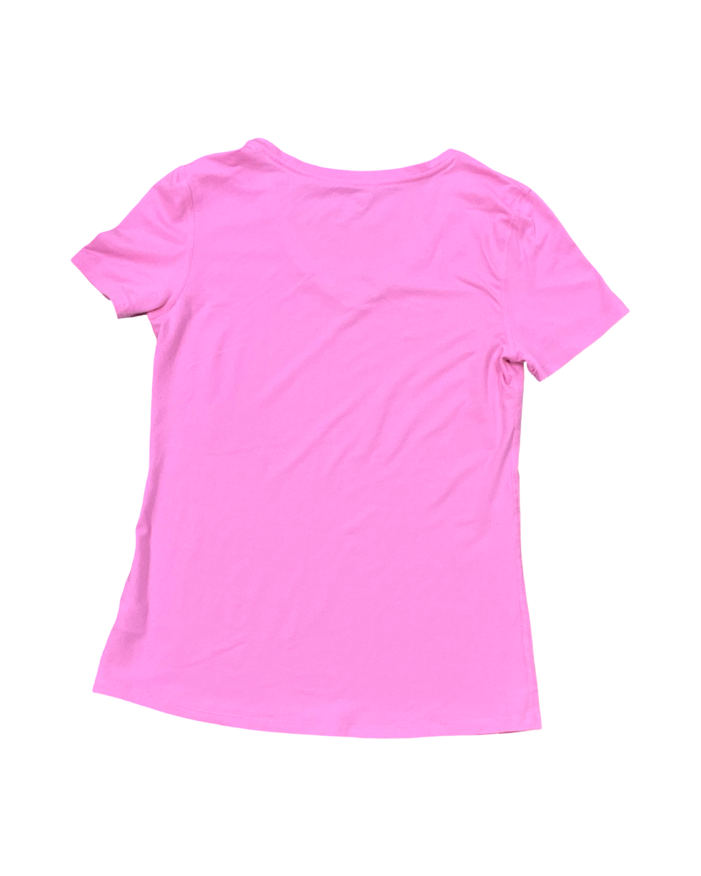 Top Ss Basic By Athletic Works In Pink, Size:S
