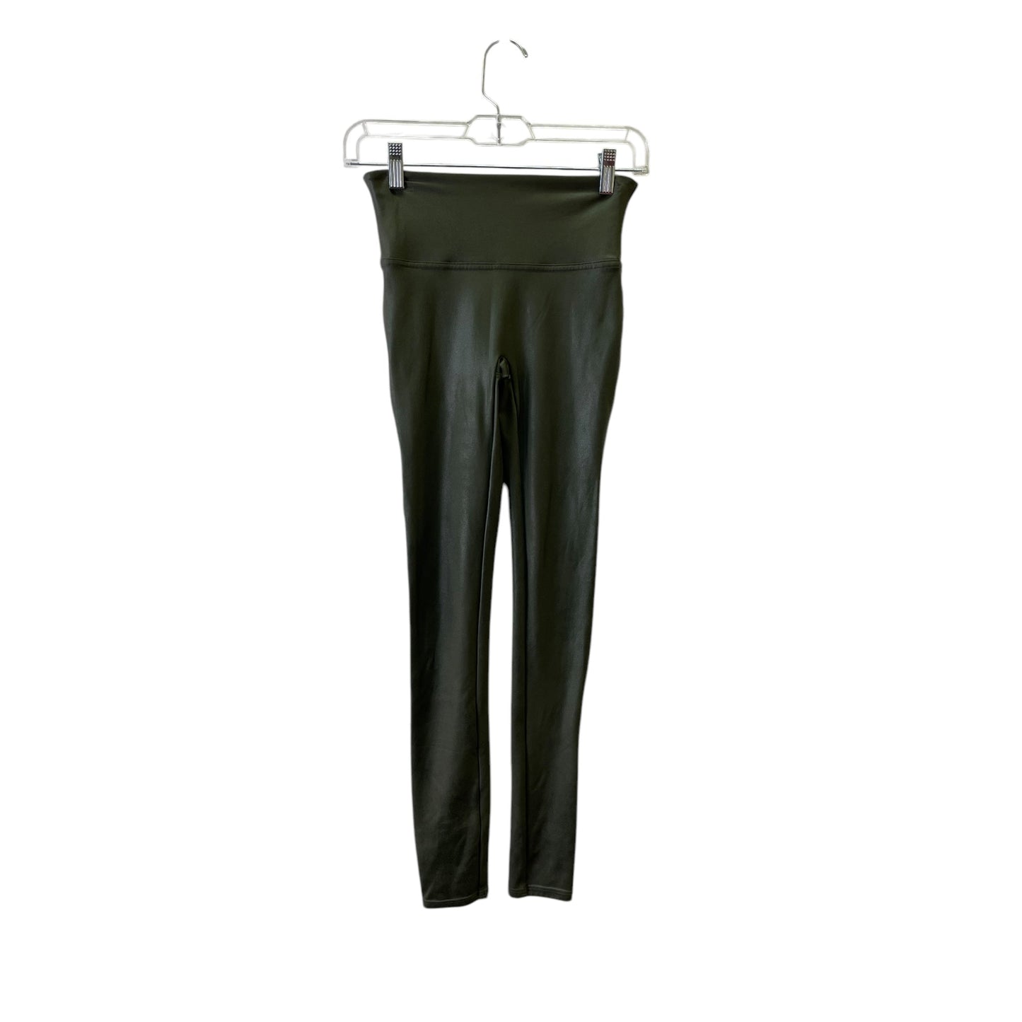Athletic Leggings By Spanx In Green, Size:S