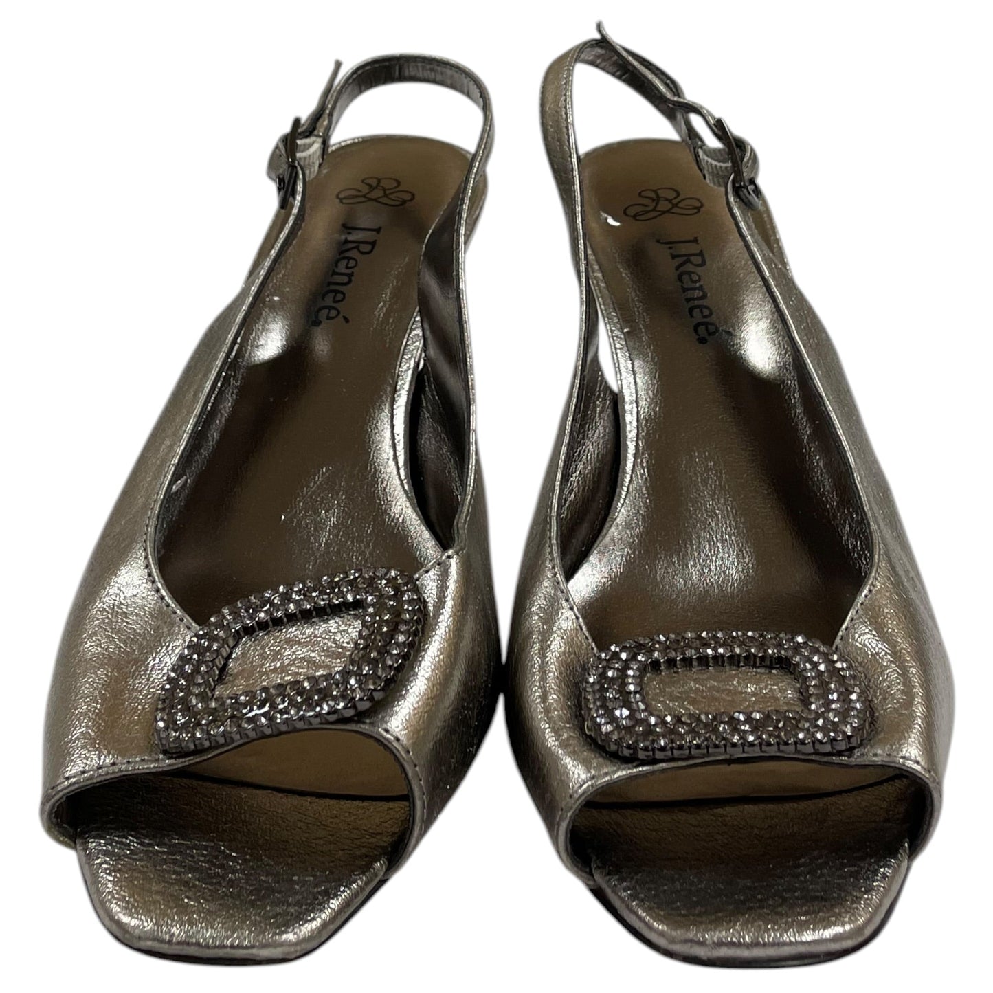 Shoes Heels Kitten By J Renee In Bronze, Size:7.5