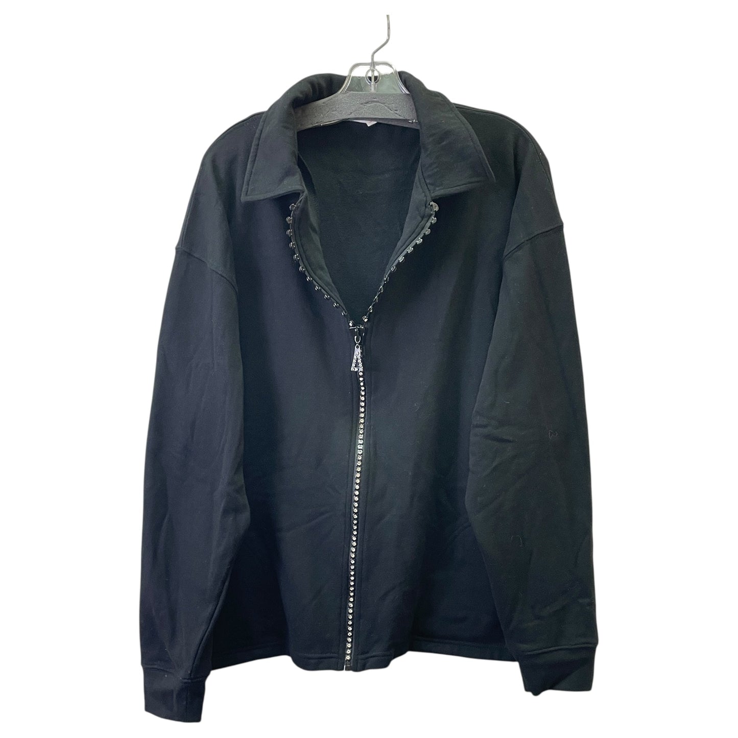 Athletic Jacket By Issacs Designs In Black, Size:2X