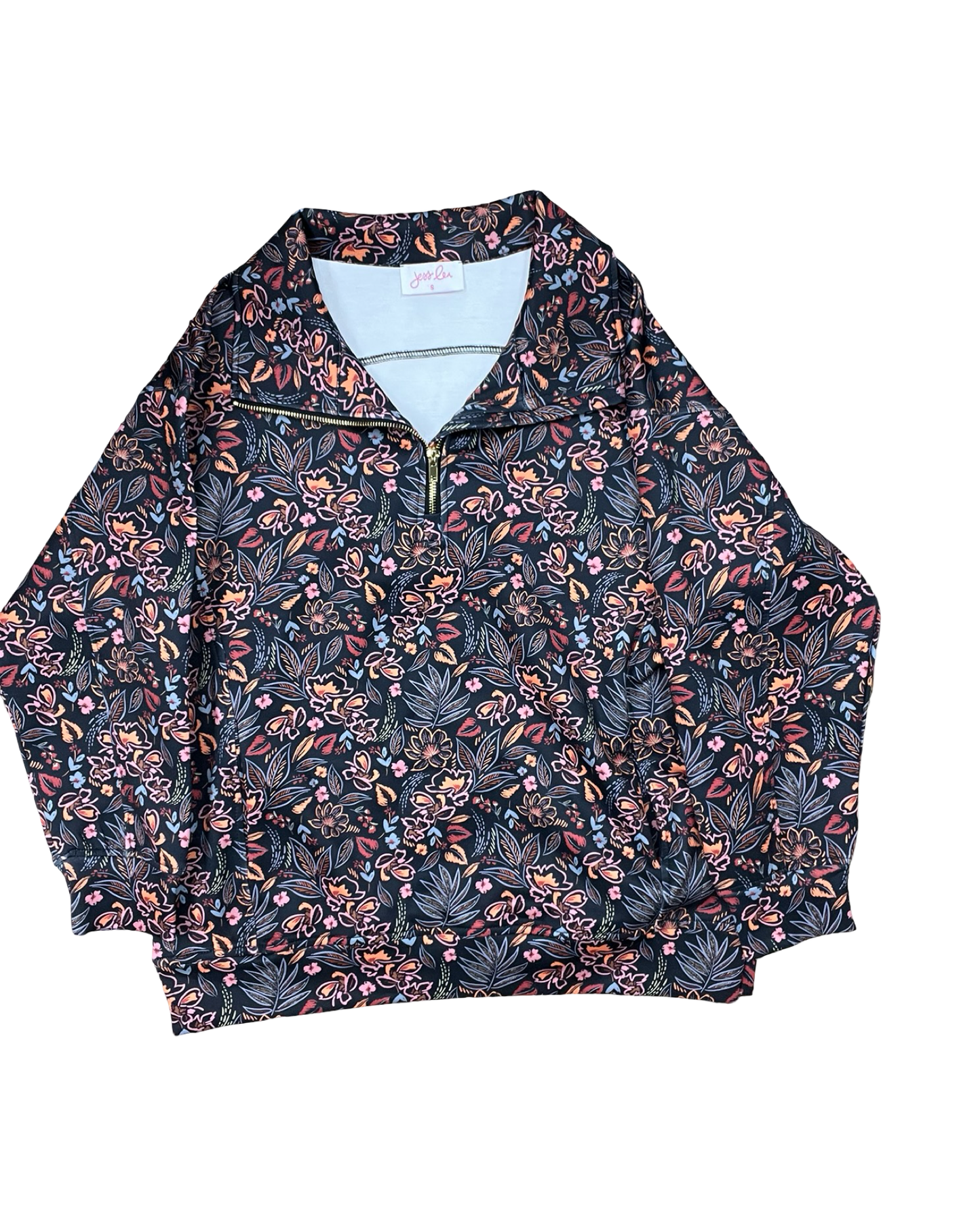 Sweatshirt Crewneck By Jess Lea In Floral Print, Size:S