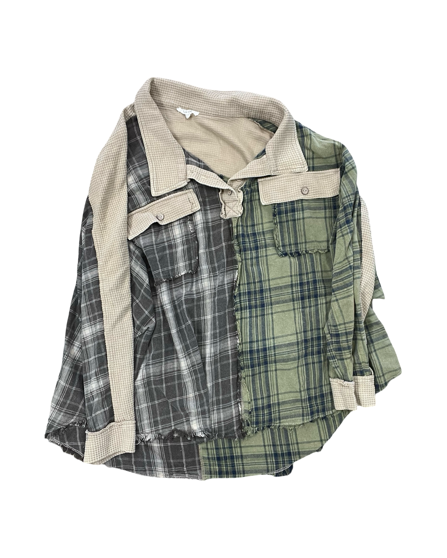 Top Ls By Oli & Hali In Brown & Green, Size:S