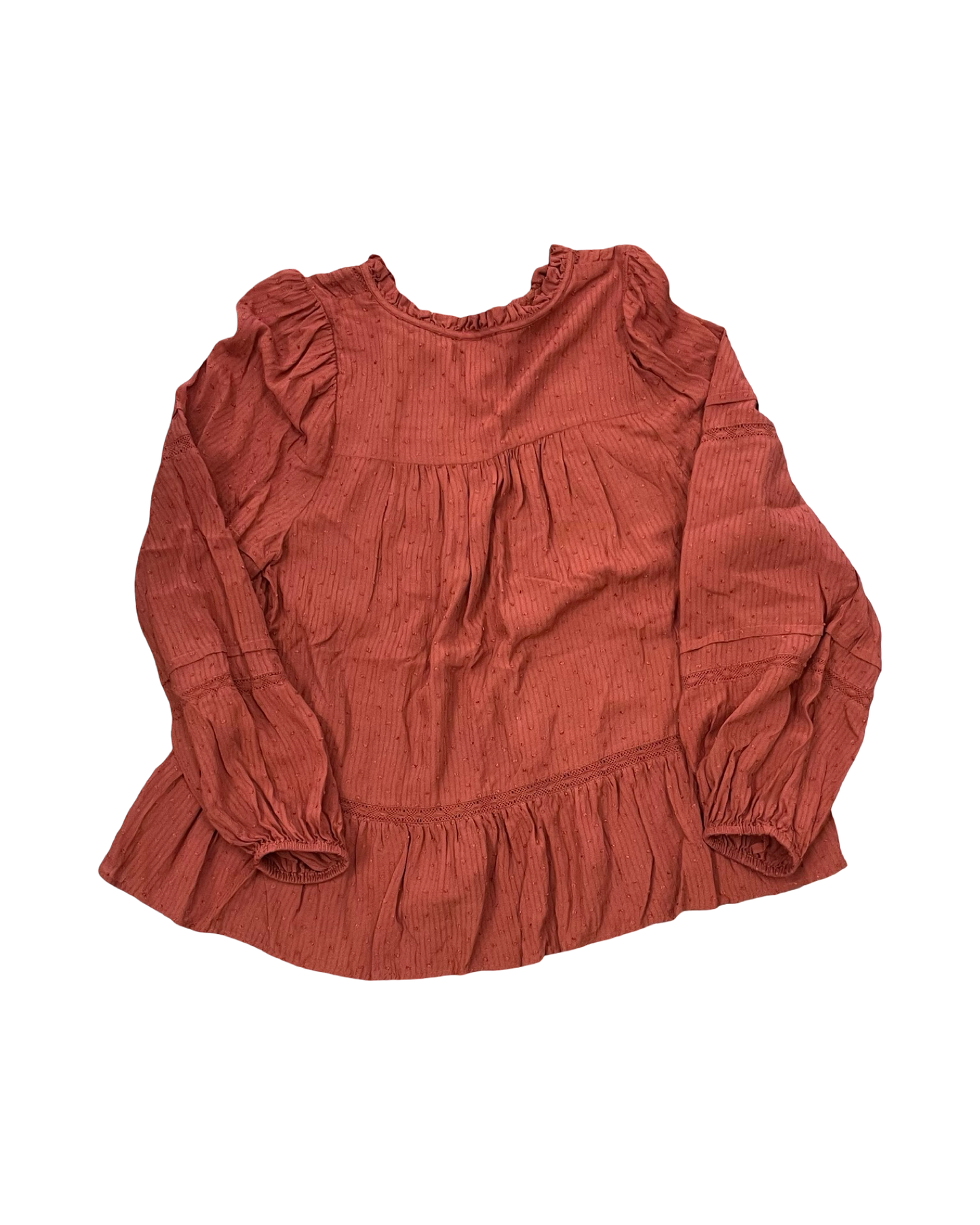 Top Ls By Loft In Orange, Size:M