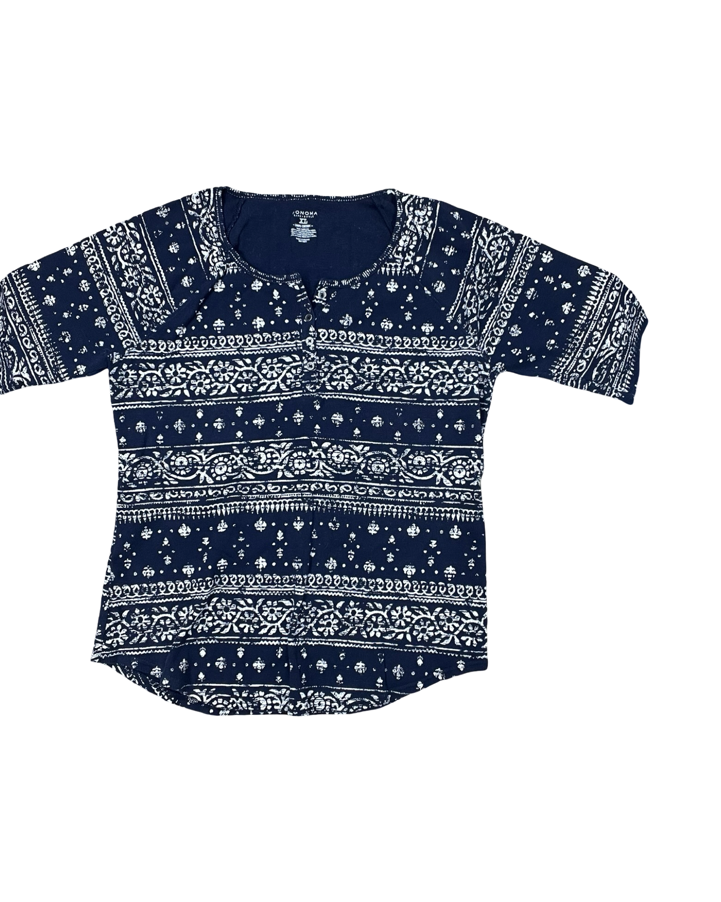 Top Ss By Sonoma In Blue & White, Size:Xl