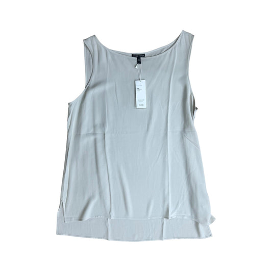 Tank Top By Eileen Fisher In Cream, Size:Xl