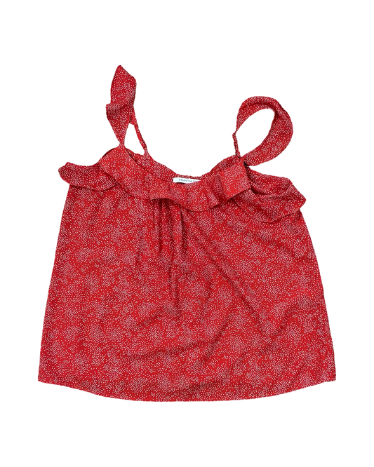 Top Sleeveless By Counterparts In Red, Size:M