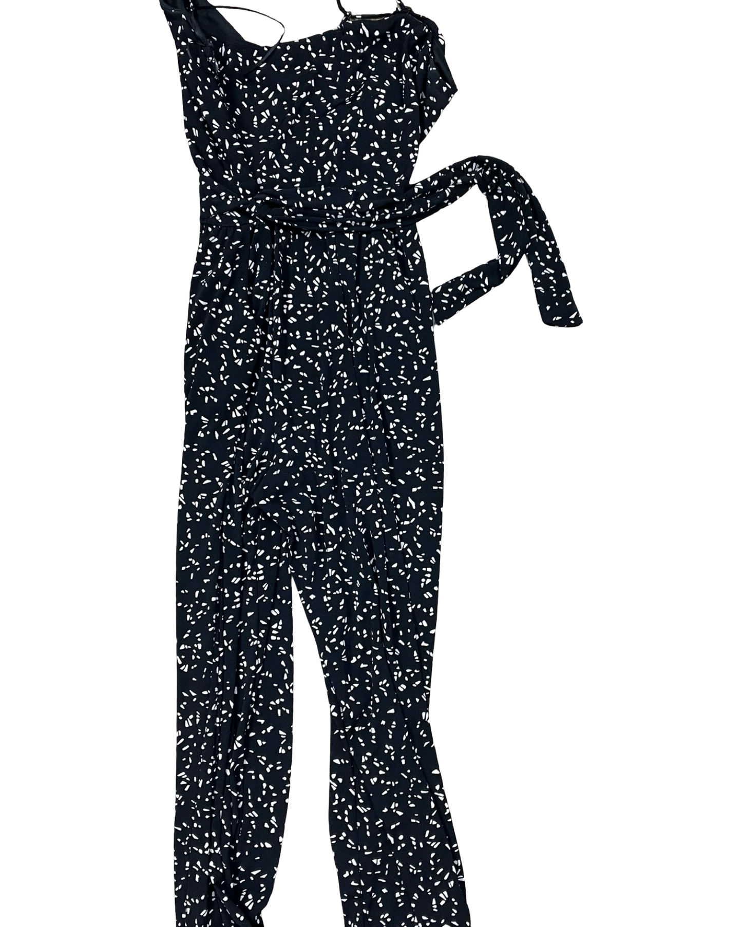 Jumpsuit By Kaileigh In Black & White, Size:L