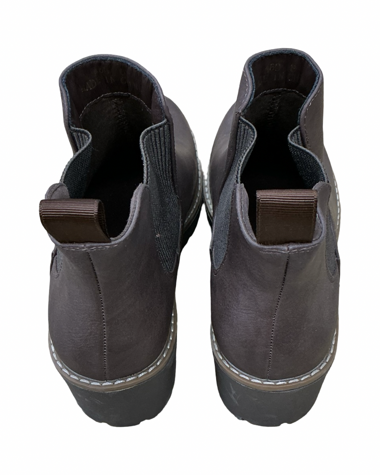 Boots Ankle Flats By Clothes Mentor In Brown, Size:6