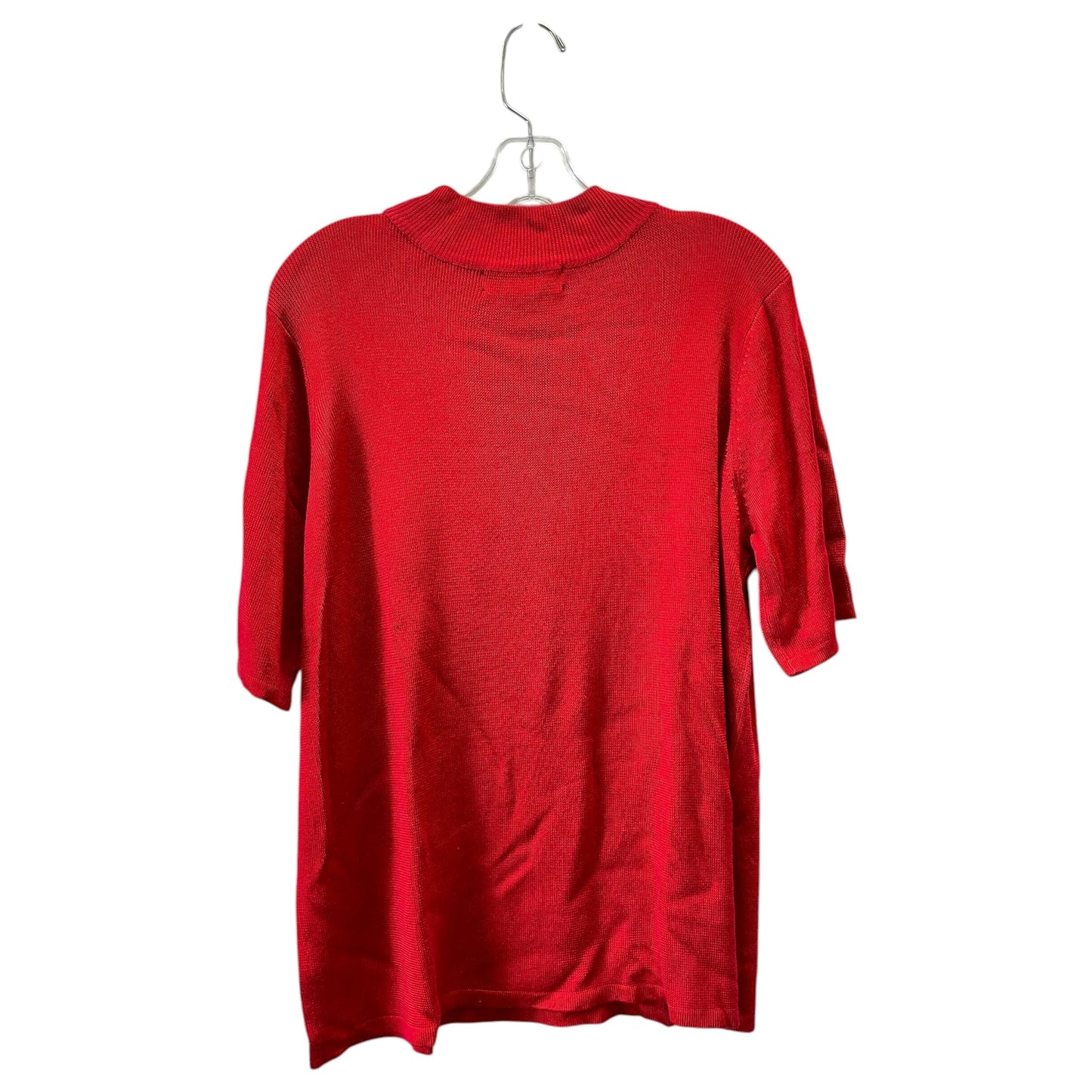 Sweater Ss By Preston And New York In Red, Size:1X