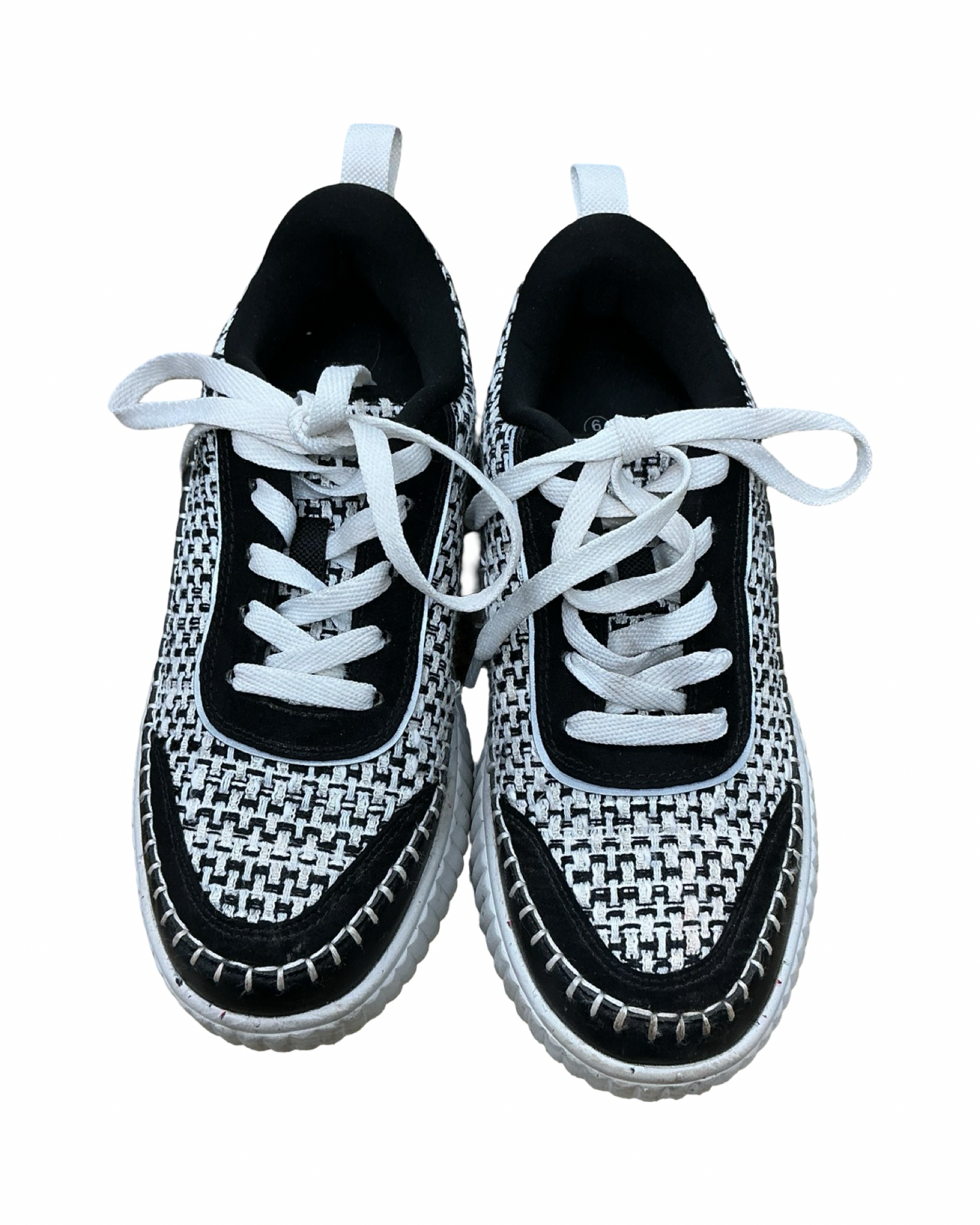 Shoes Sneakers By Dream Pairs In Black & White, Size:6