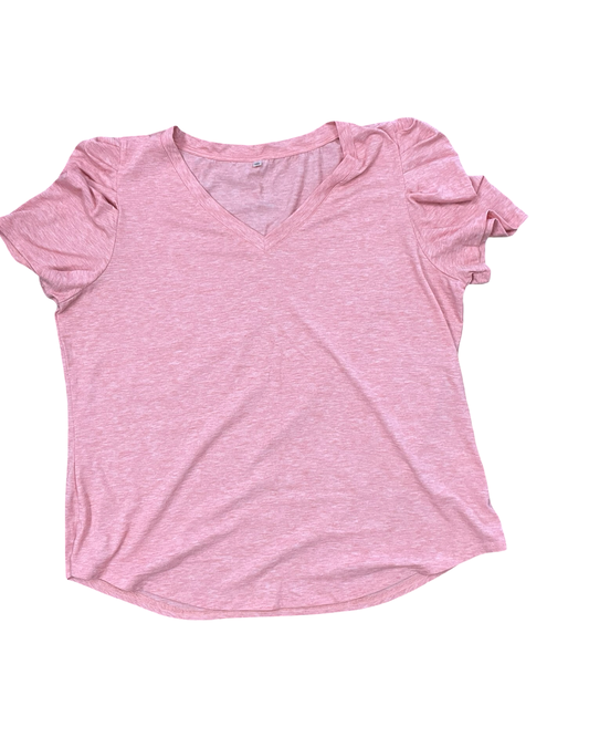 Top Ss Basic By Clothes Mentor In Orange, Size:2X