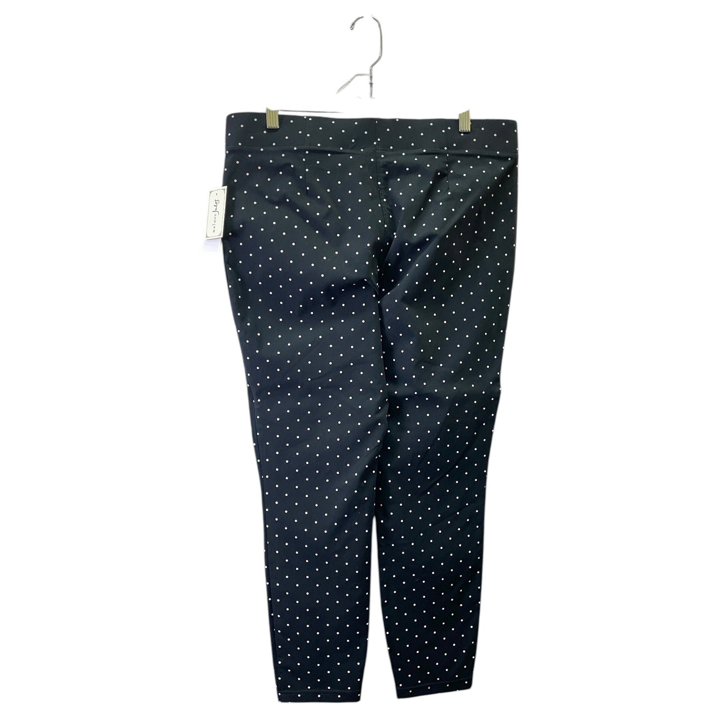 Pants Cropped By Maison Jules In Polkadot Pattern, Size:Xl