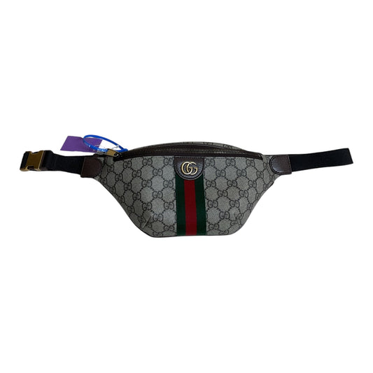 Belt Bag Luxury Designer By Gucci In Brown, Size:Small
