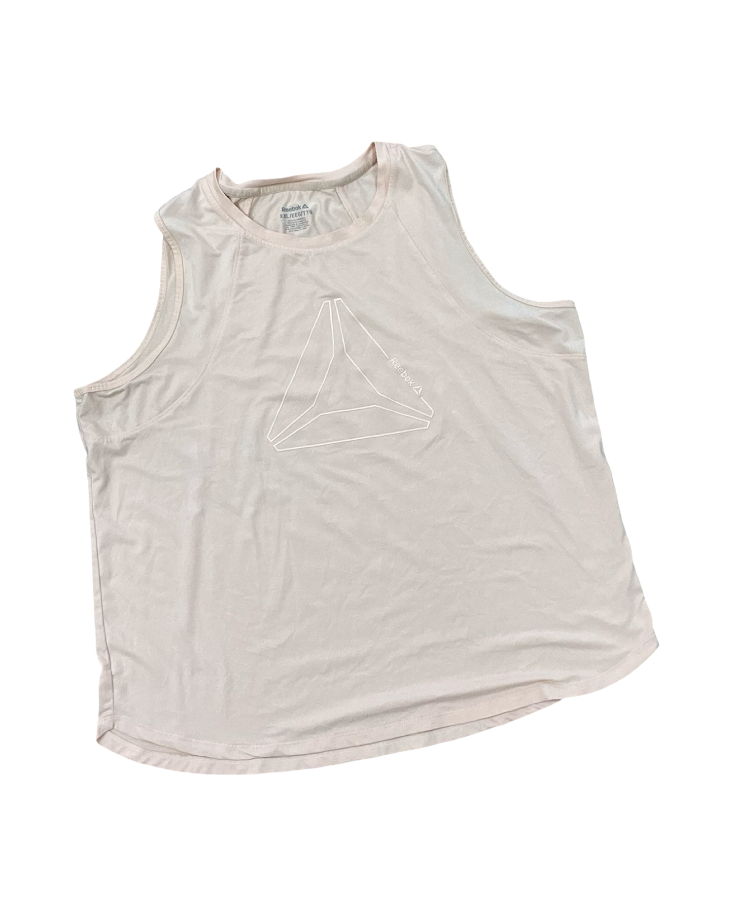Athletic Tank Top By Reebok In Orange, Size:1X