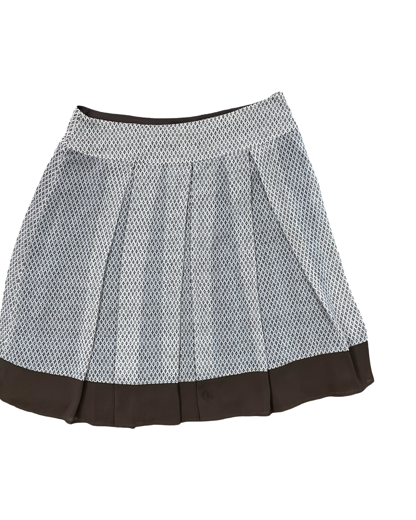 Skirt Midi By Worthington In Brown & Cream, Size:16