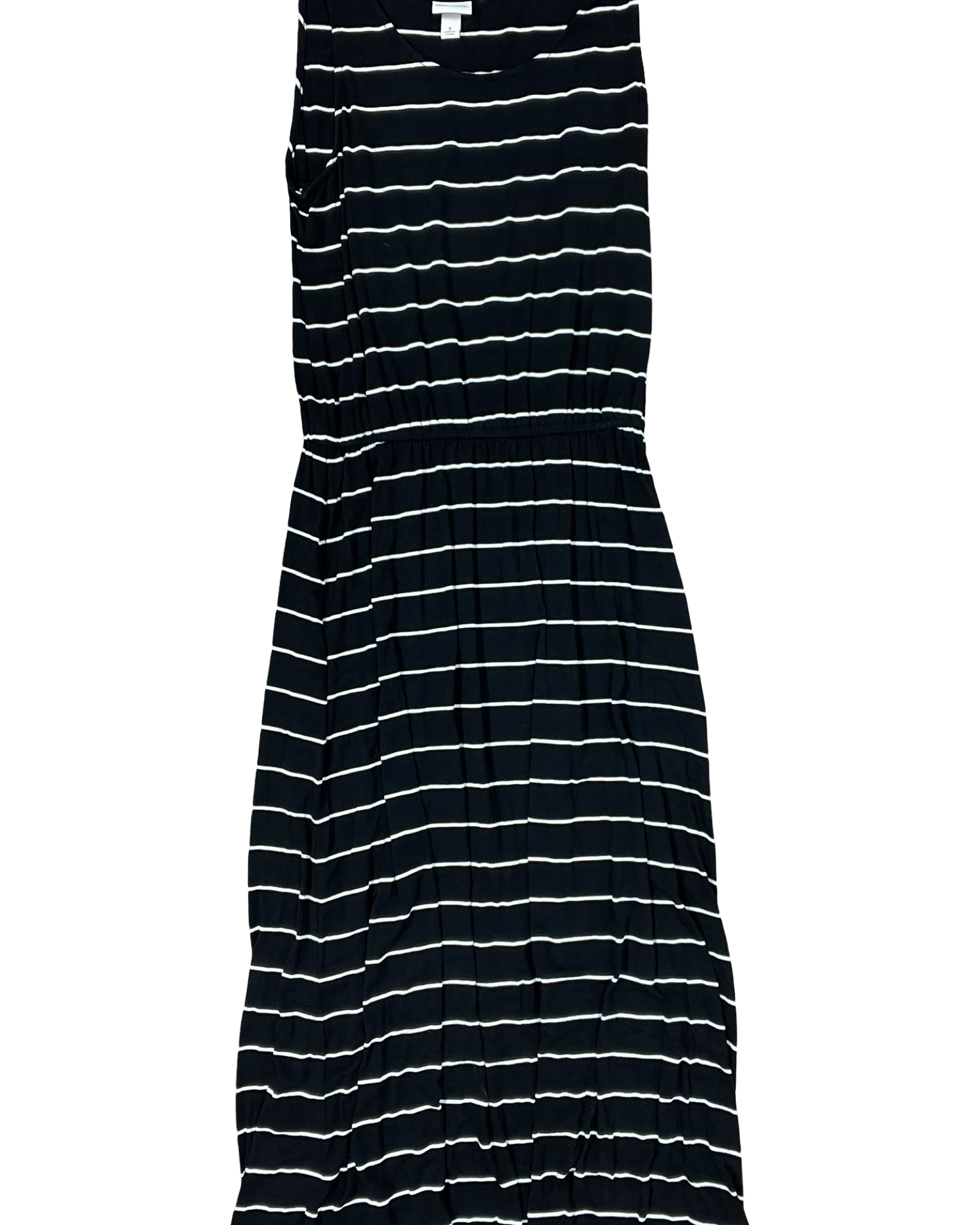 Dress Casual Maxi By Merona In Black & White, Size:S