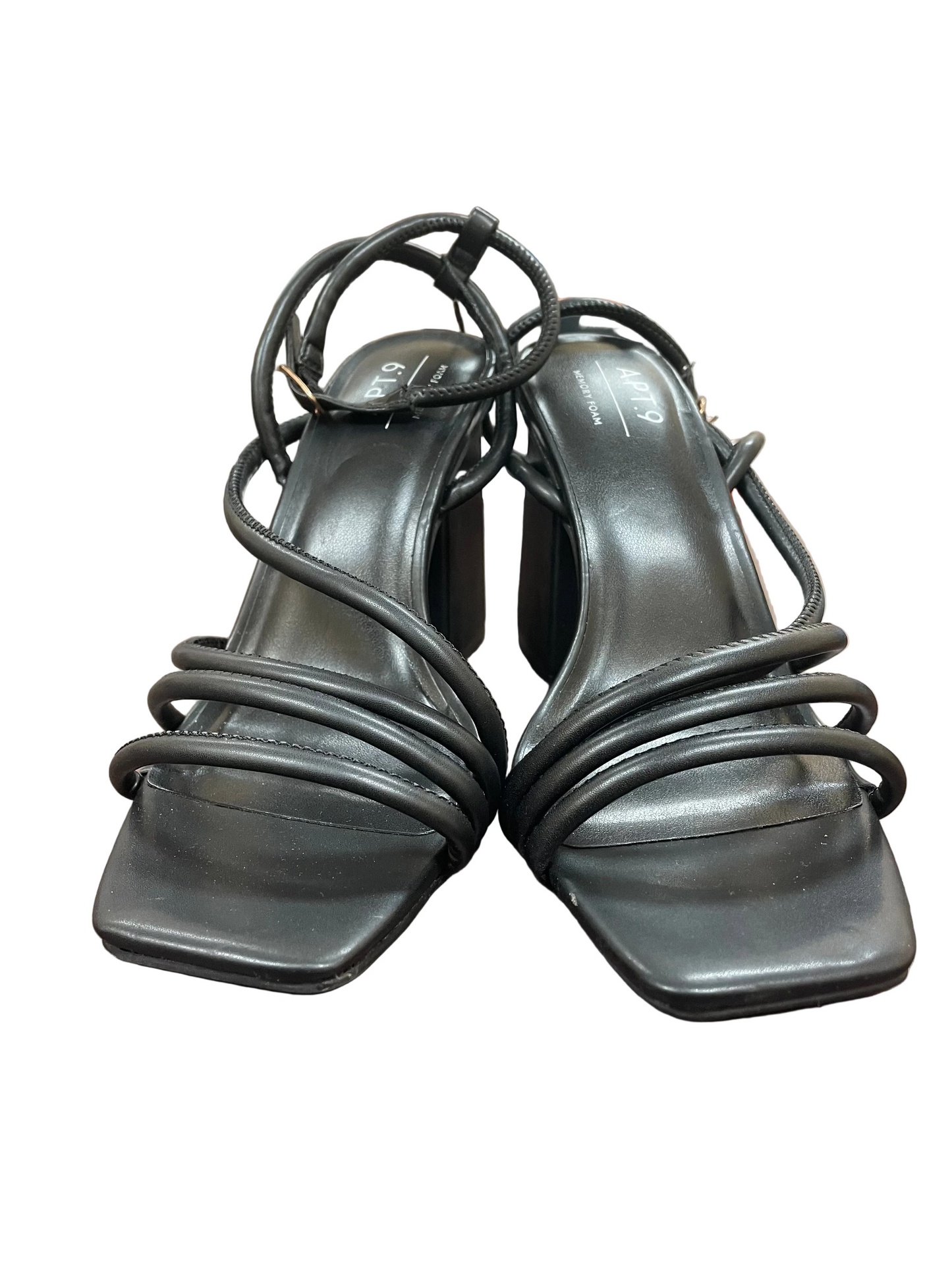 Shoes Heels Block By Apt 9 In Black, Size:9