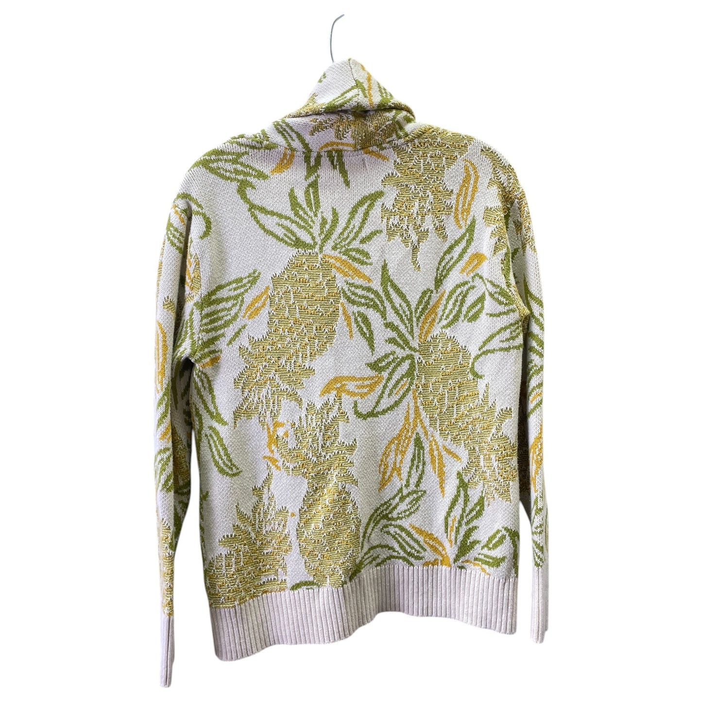 Sweater By Maeve In Cream & Green, Size:S