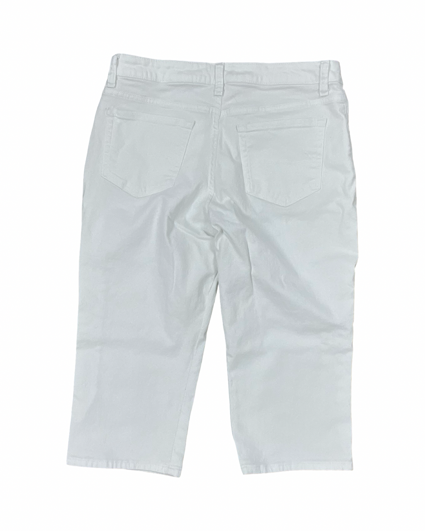 Jeans Cropped By Lee In White, Size:14