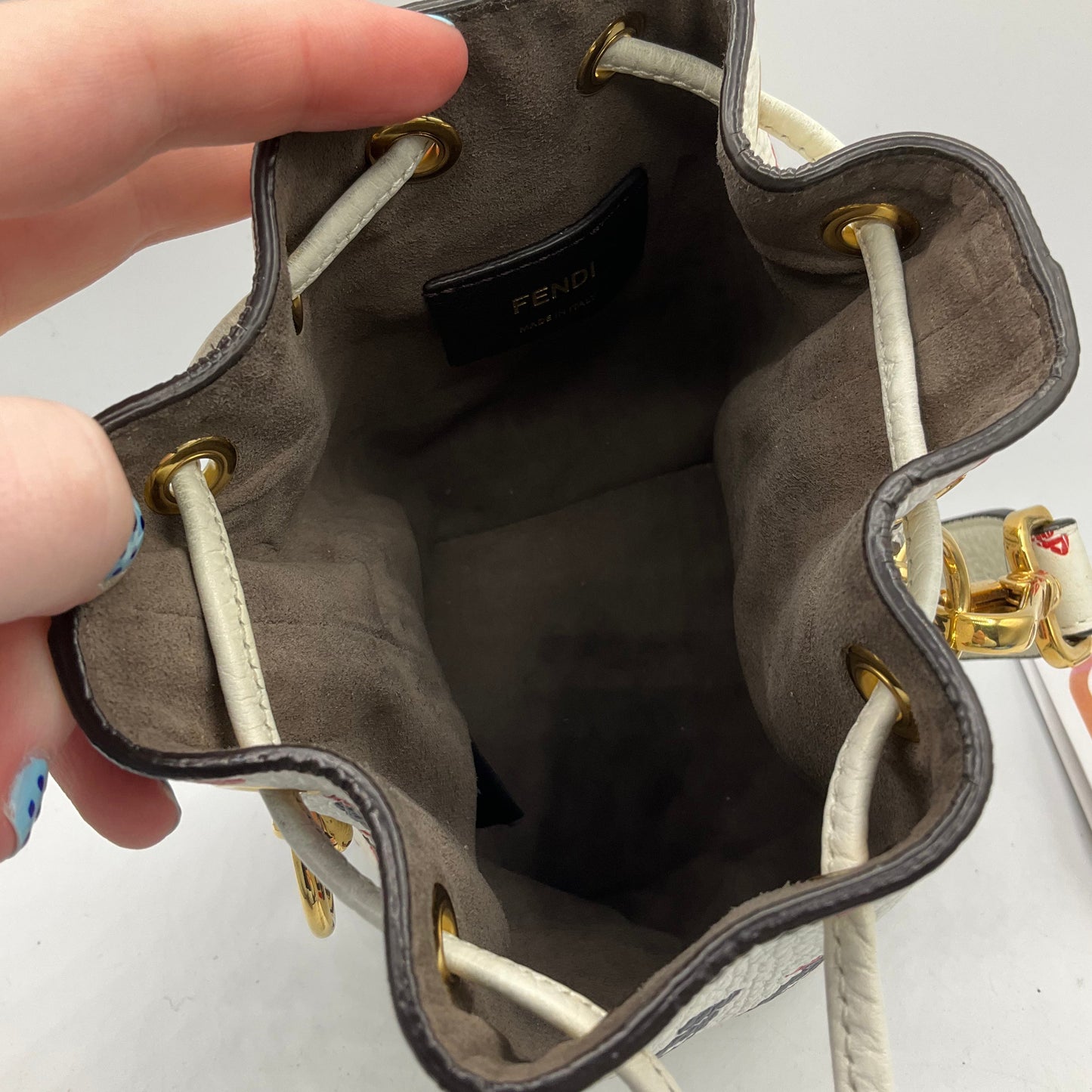 Handbag Luxury Designer By Fendi, Size: Small