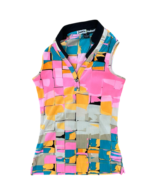 Top Sleeveless By Jamie Sadock In Multi, Size:Xs