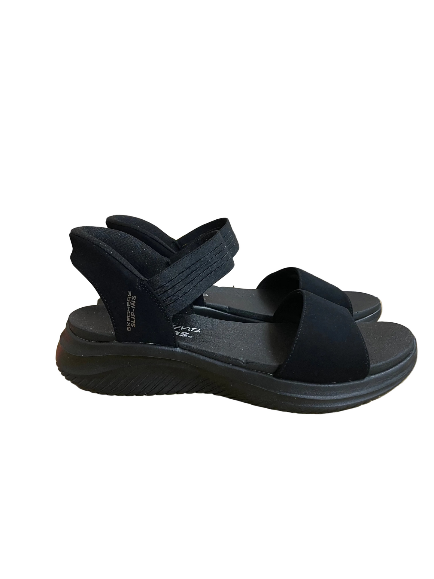 Sandals Flats By Skechers In Black, Size:9