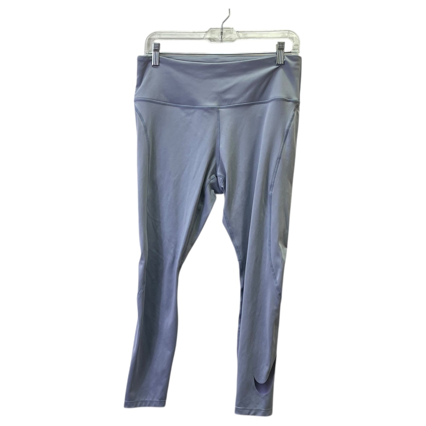 Athletic Leggings By Nike In Blue, Size:L