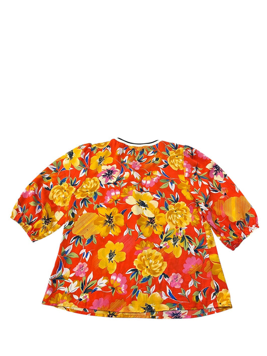 Blouse 3/4 Sleeve By Thml In Orange, Size:M