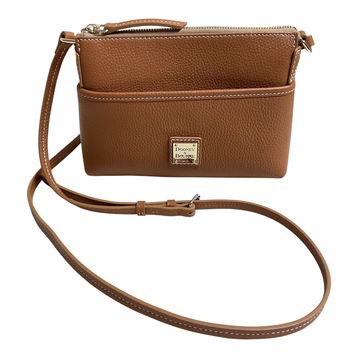 Crossbody Designer By Dooney And Bourke In Tan, Size:Small