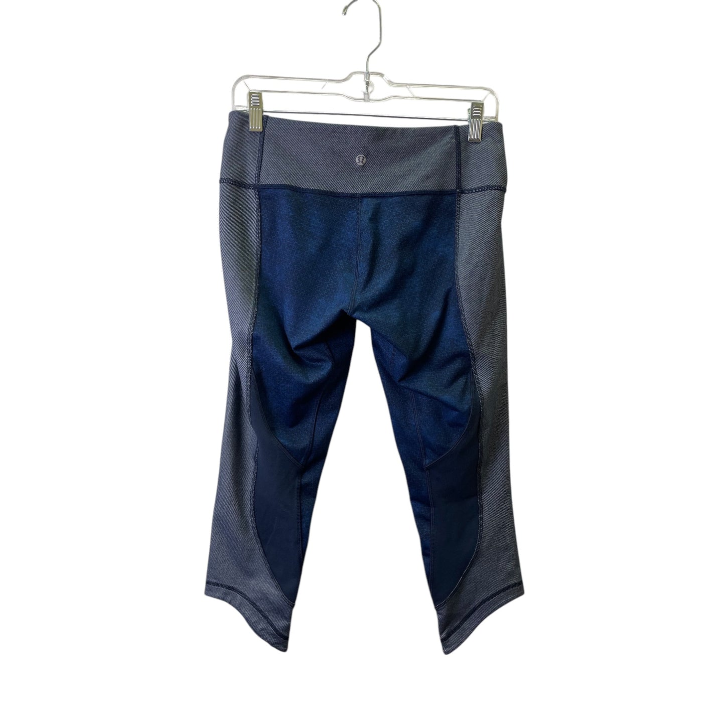 Athletic Capris By Lululemon In Blue, Size:M