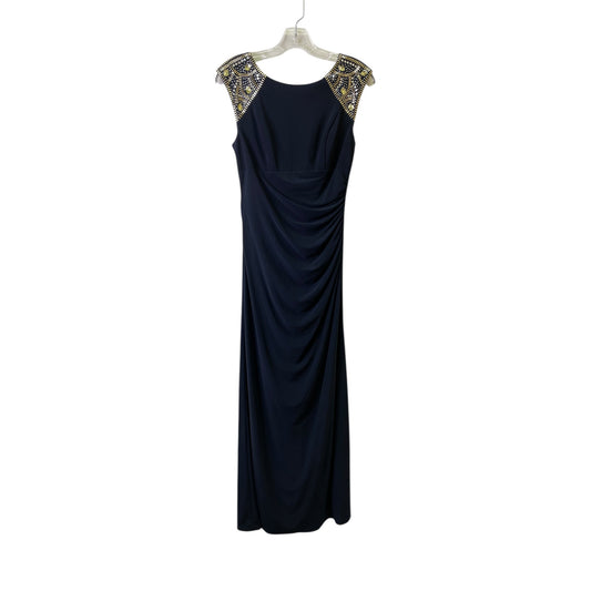 Dress Party Long By Xscape  In Blue, Size:6P