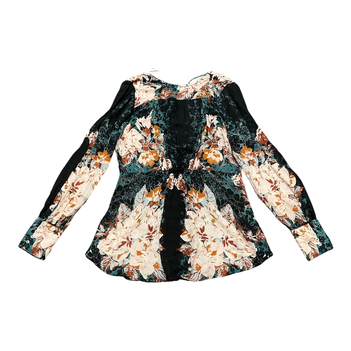 Top Ls By Free People In Green & Tan, Size:S