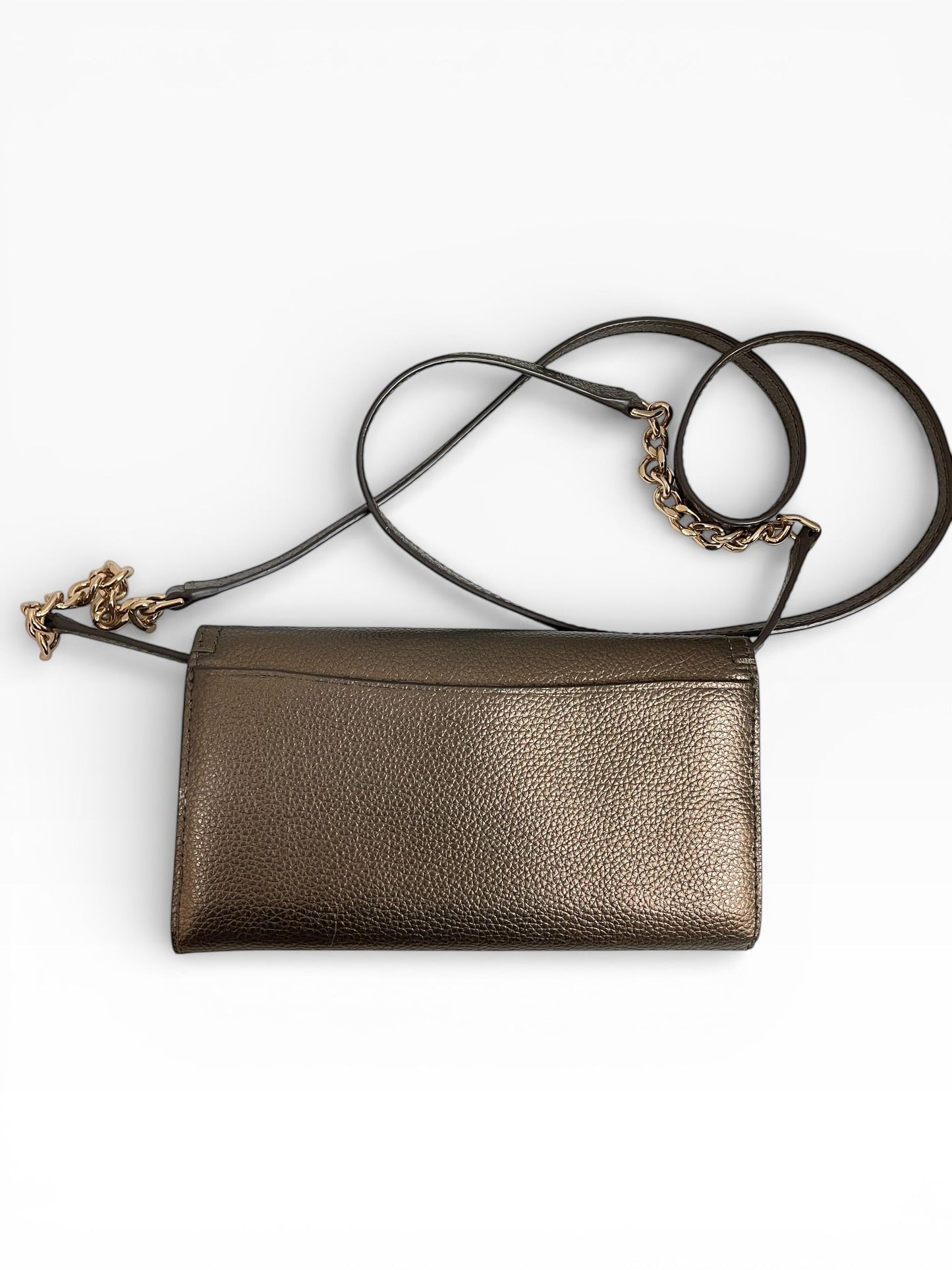 Crossbody Designer By Kate Spade In Bronze, Size:Small