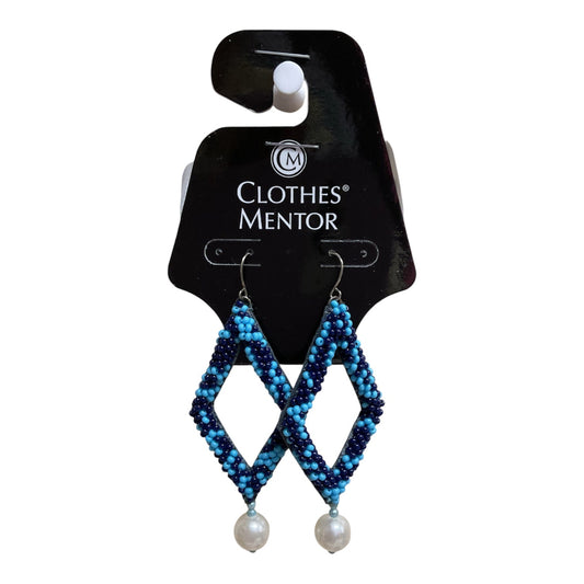 Earrings Dangle/Drop By Clothes Mentor In Blue
