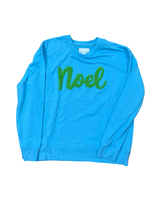Sweatshirt Crewneck By Clothes Mentor In Blue, Size:L
