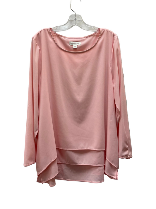 Top Ls By Coldwater Creek In Pink, Size:L