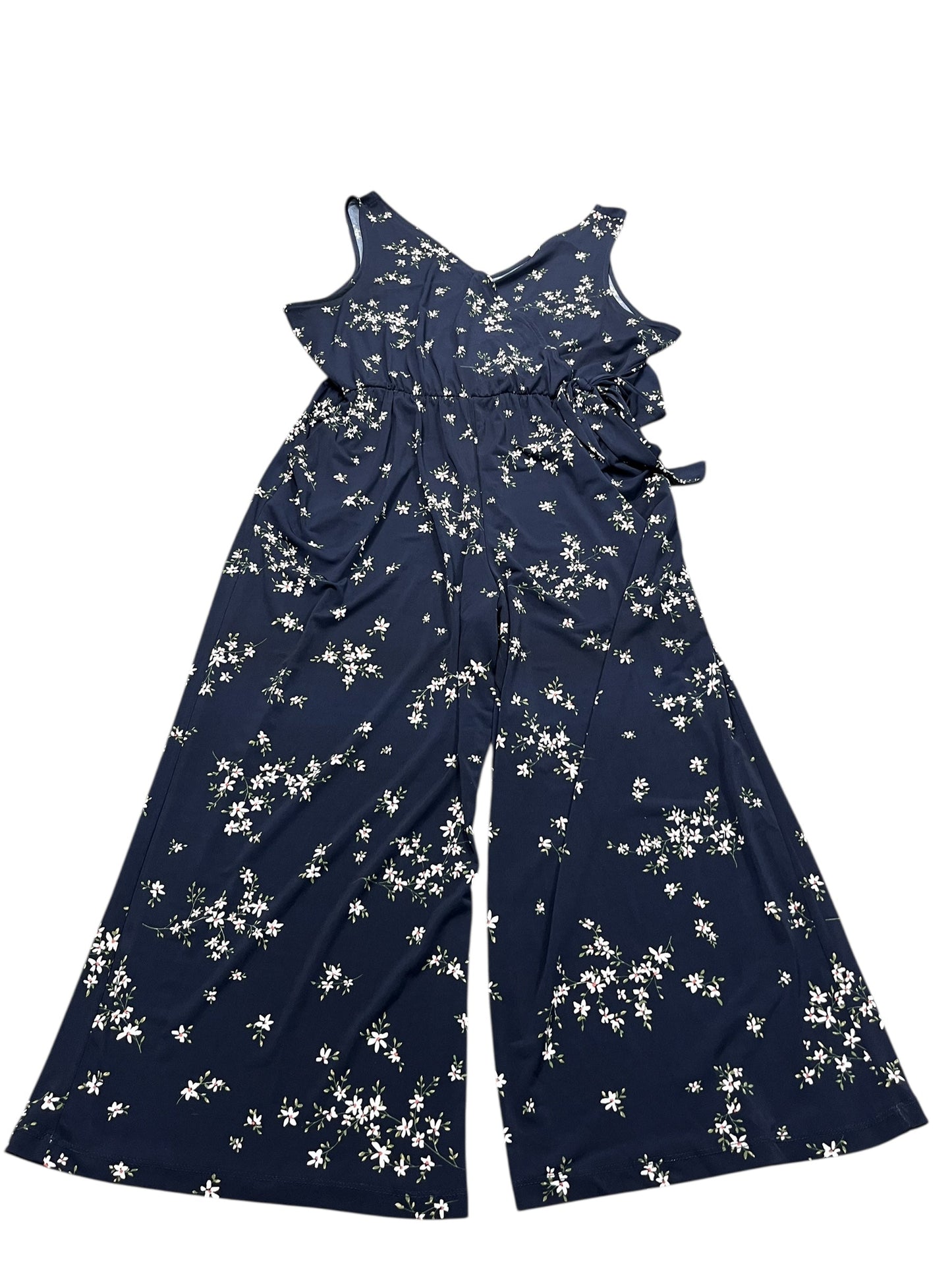 Jumpsuit By Kaleigh In Navy, Size:Xl