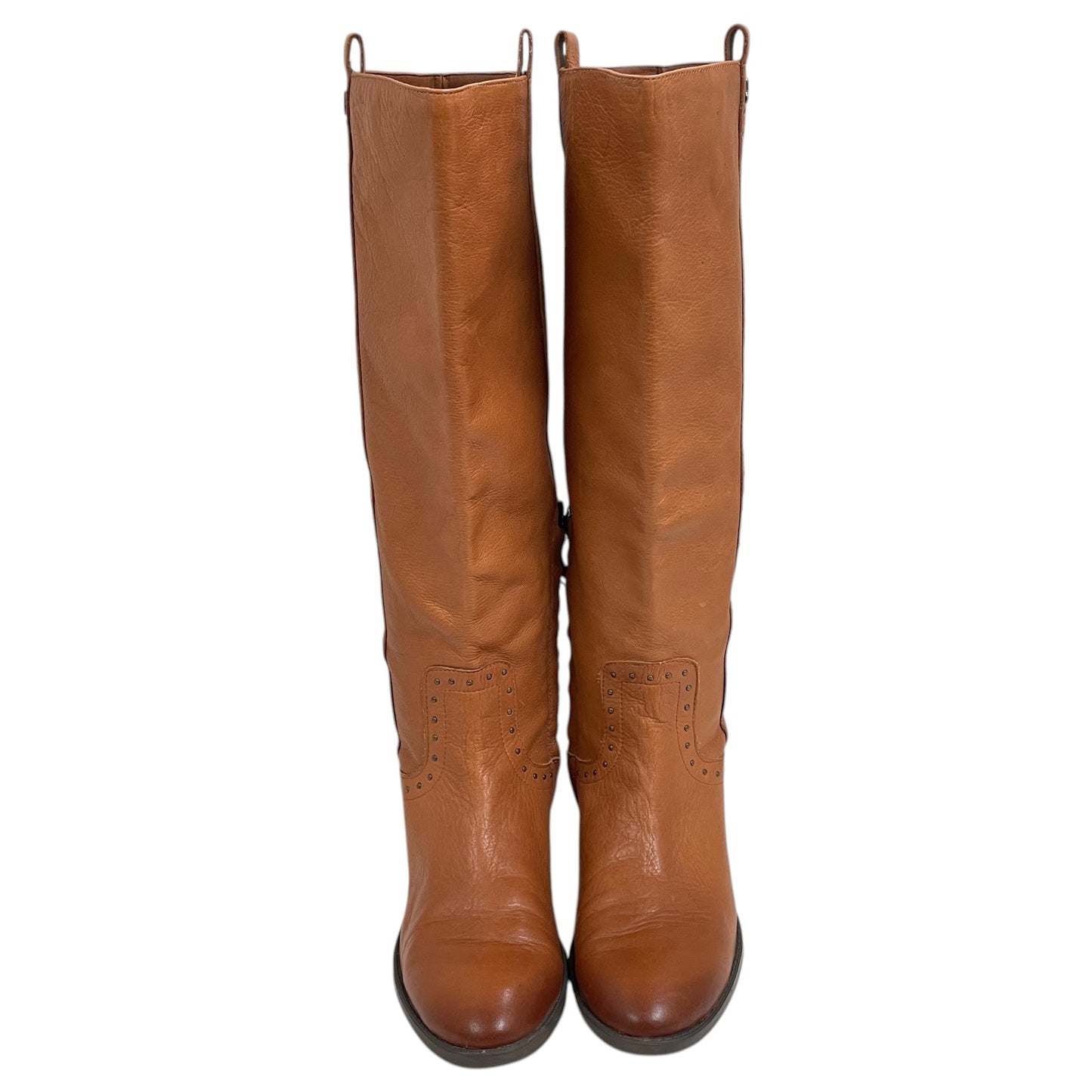 Boots Mid-Calf Flats By Sam Edelman In Brown, Size:6