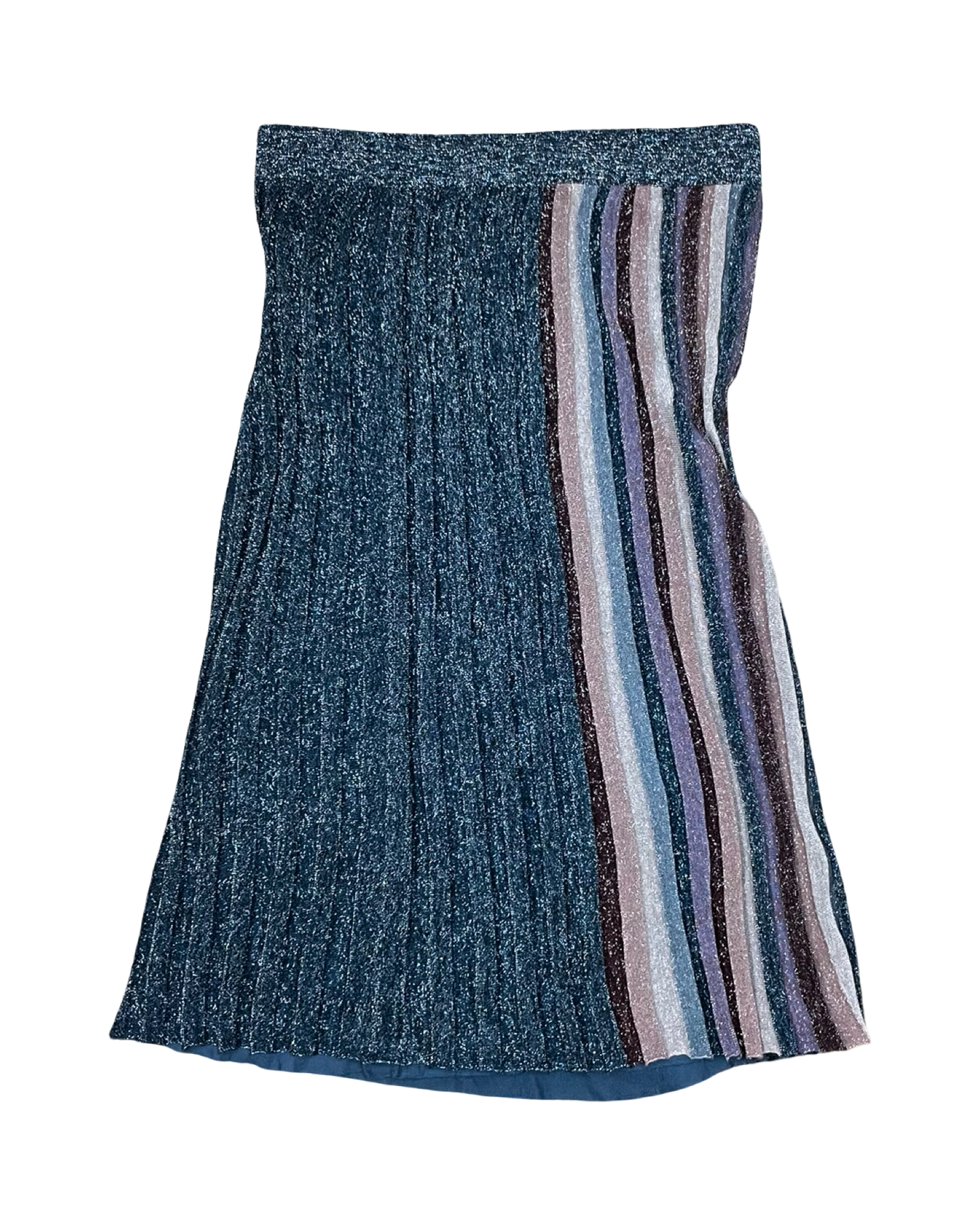 Skirt Midi By Clothes Mentor In Blue, Size:M