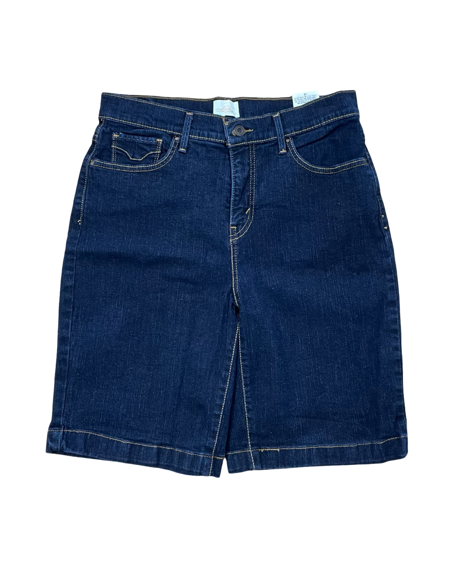 Shorts By Levis In Blue Denim, Size:12