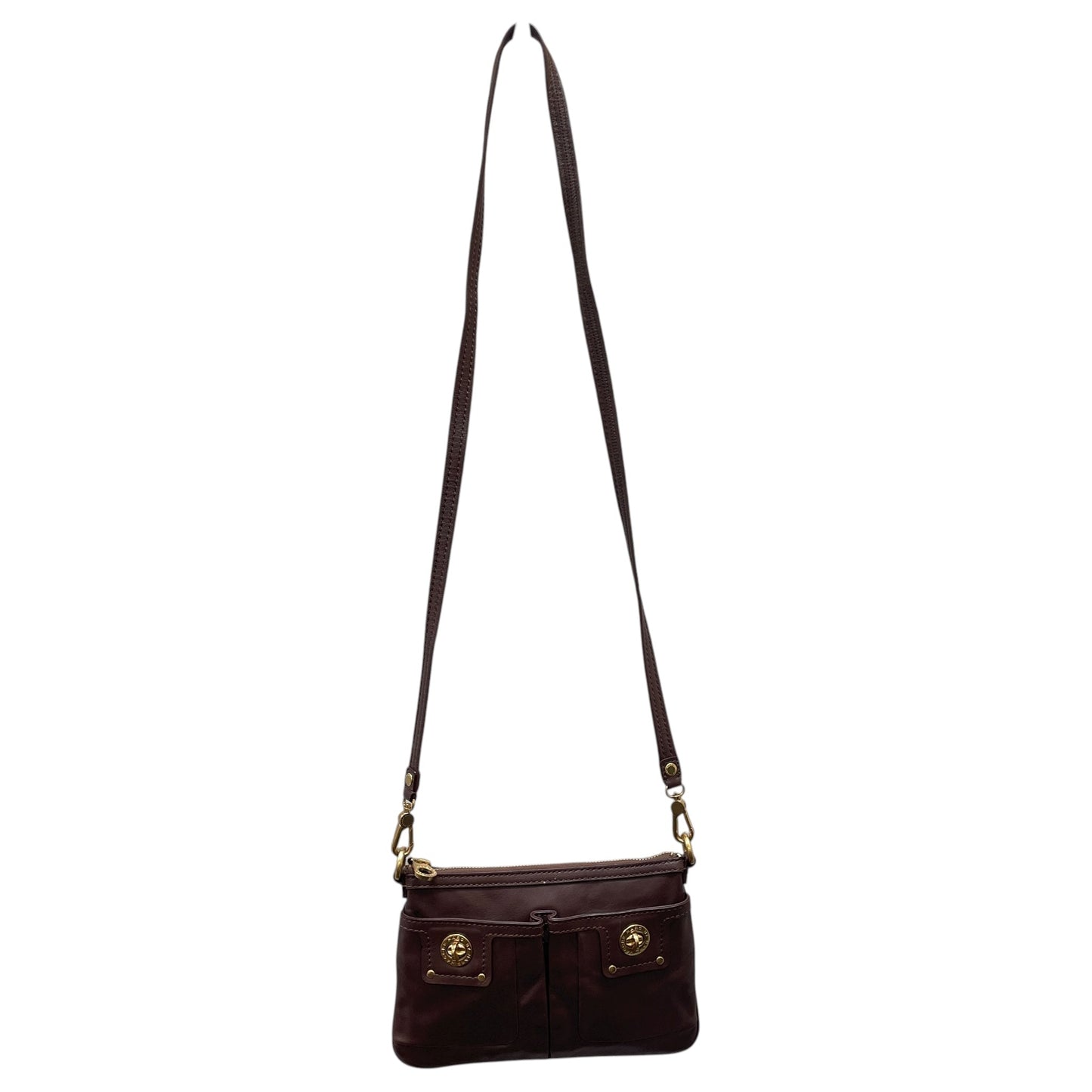 Crossbody Luxury Designer By Marc Jacobs In Brown, Size:Small