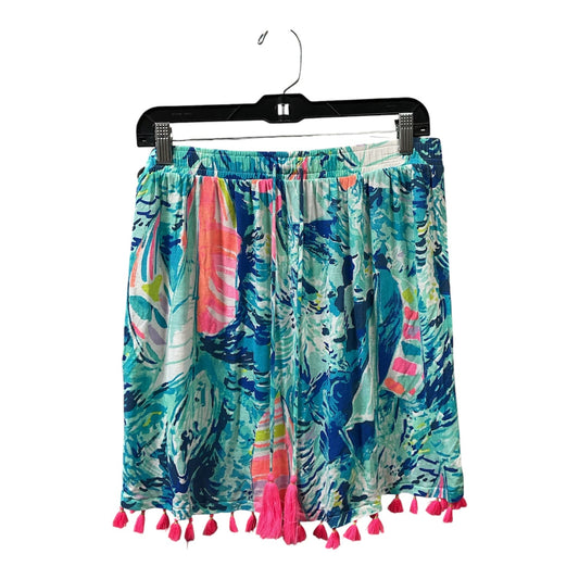Swimwear Cover-Up Designer By Lilly Pulitzer In Blue & Green, Size:M