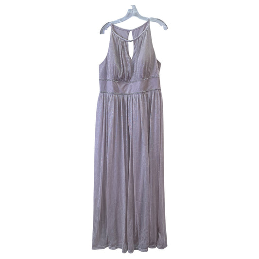 Dress Party Long By Oleg Cassini In Pink, Size:18