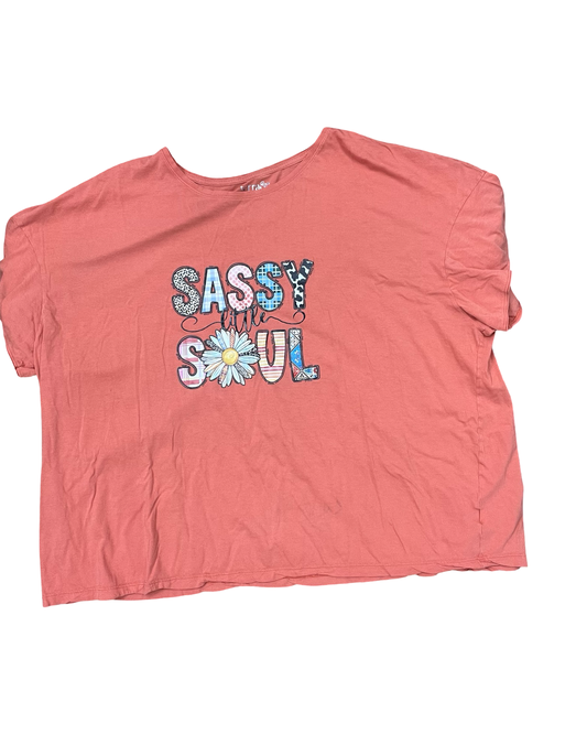 Top Ss By Terra & Sky In Orange, Size:3X