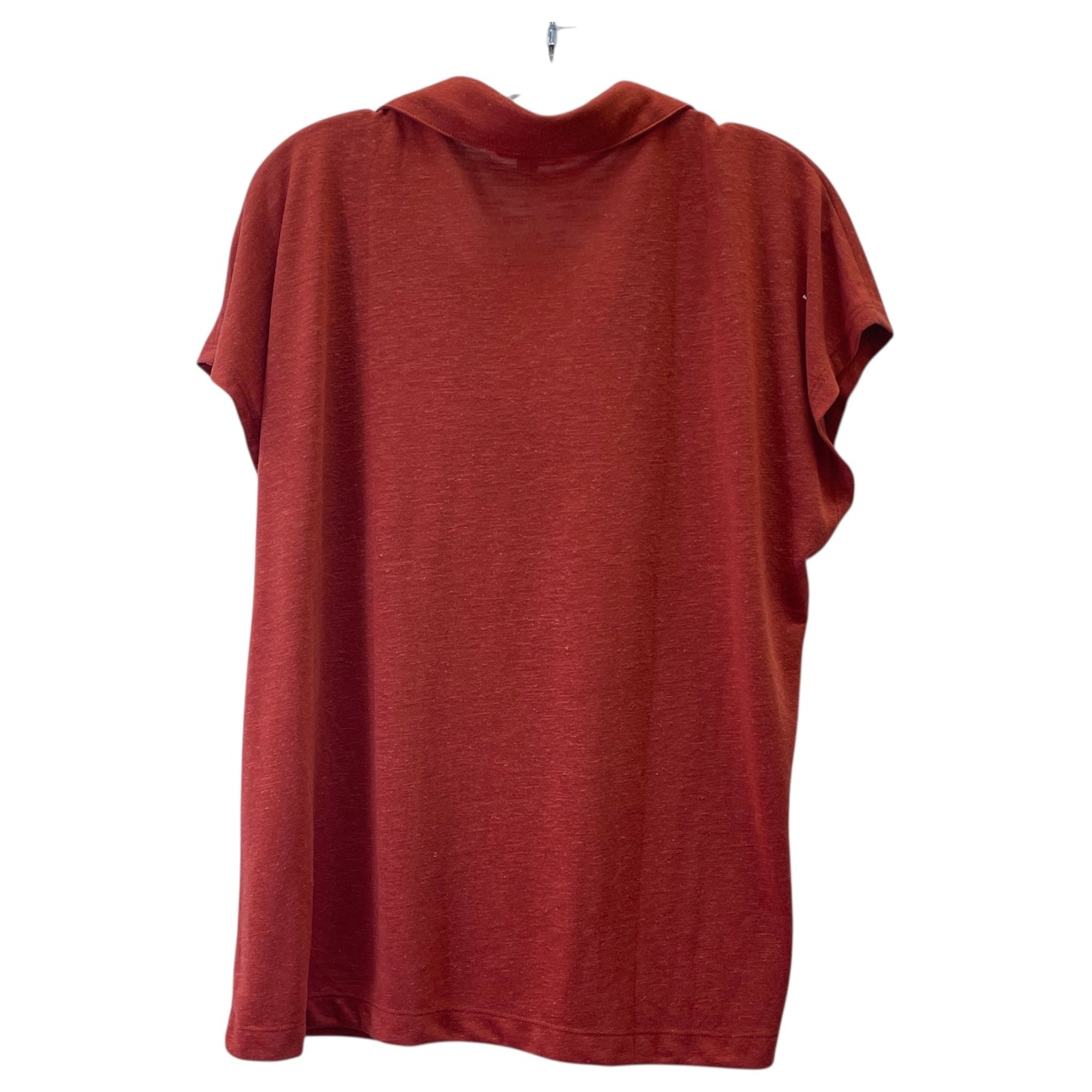 Top Ss Basic By Loft In Orange, Size:Xl