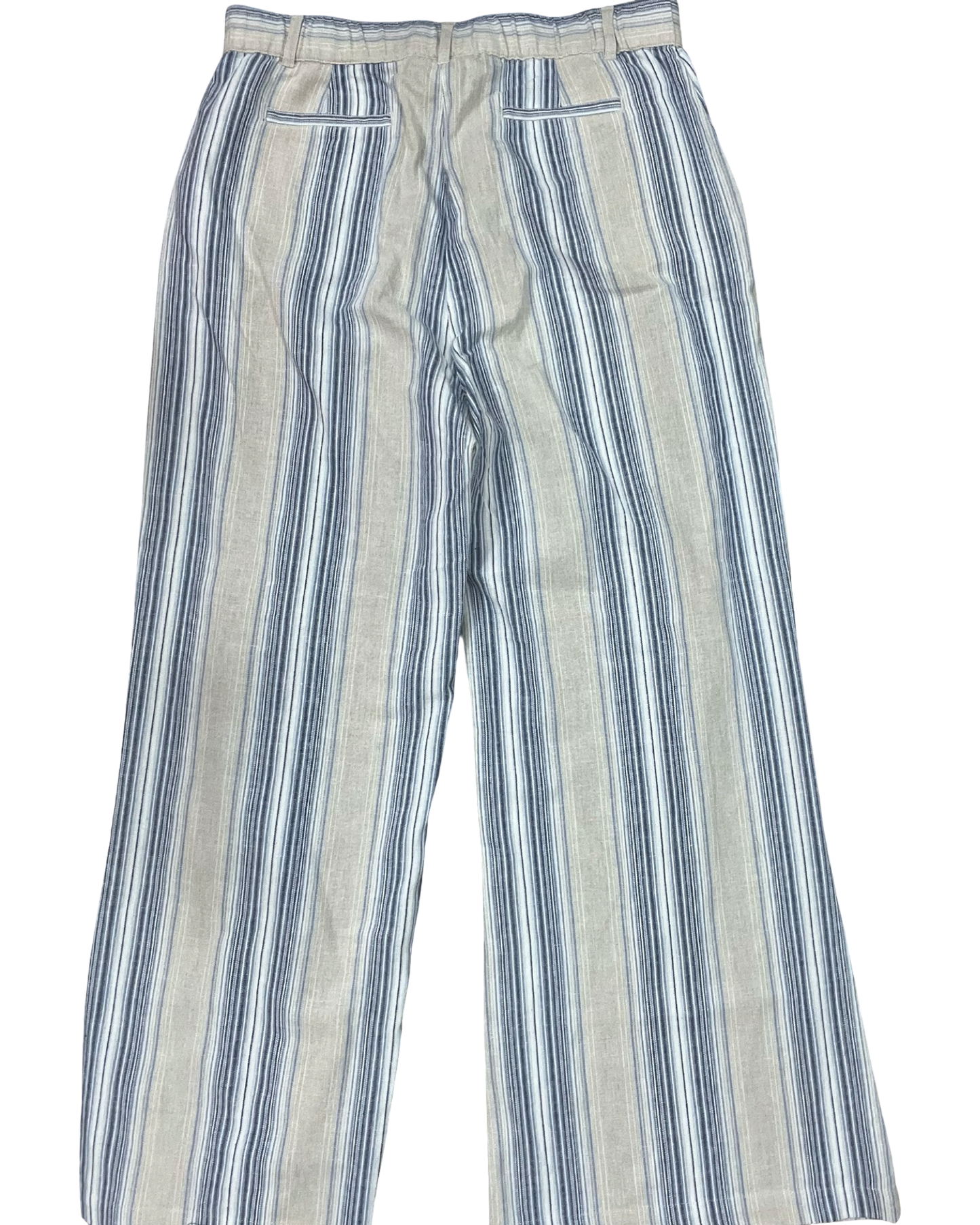 Pants Lounge By Ariat In Blue & Cream, Size:L