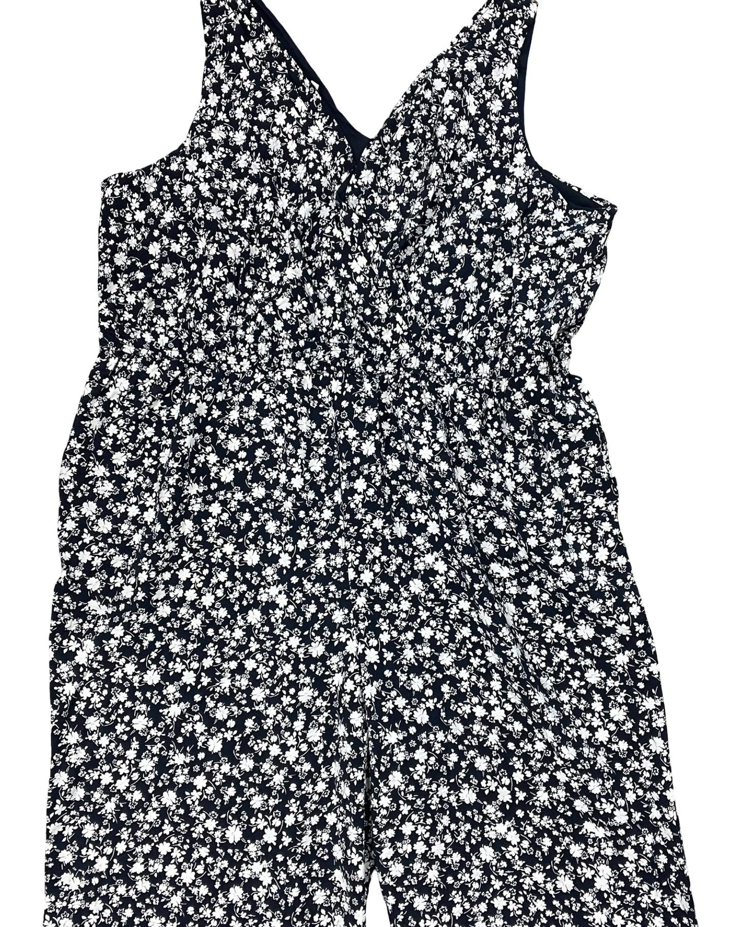 Jumpsuit By Maurices In Blue & Cream, Size:3X