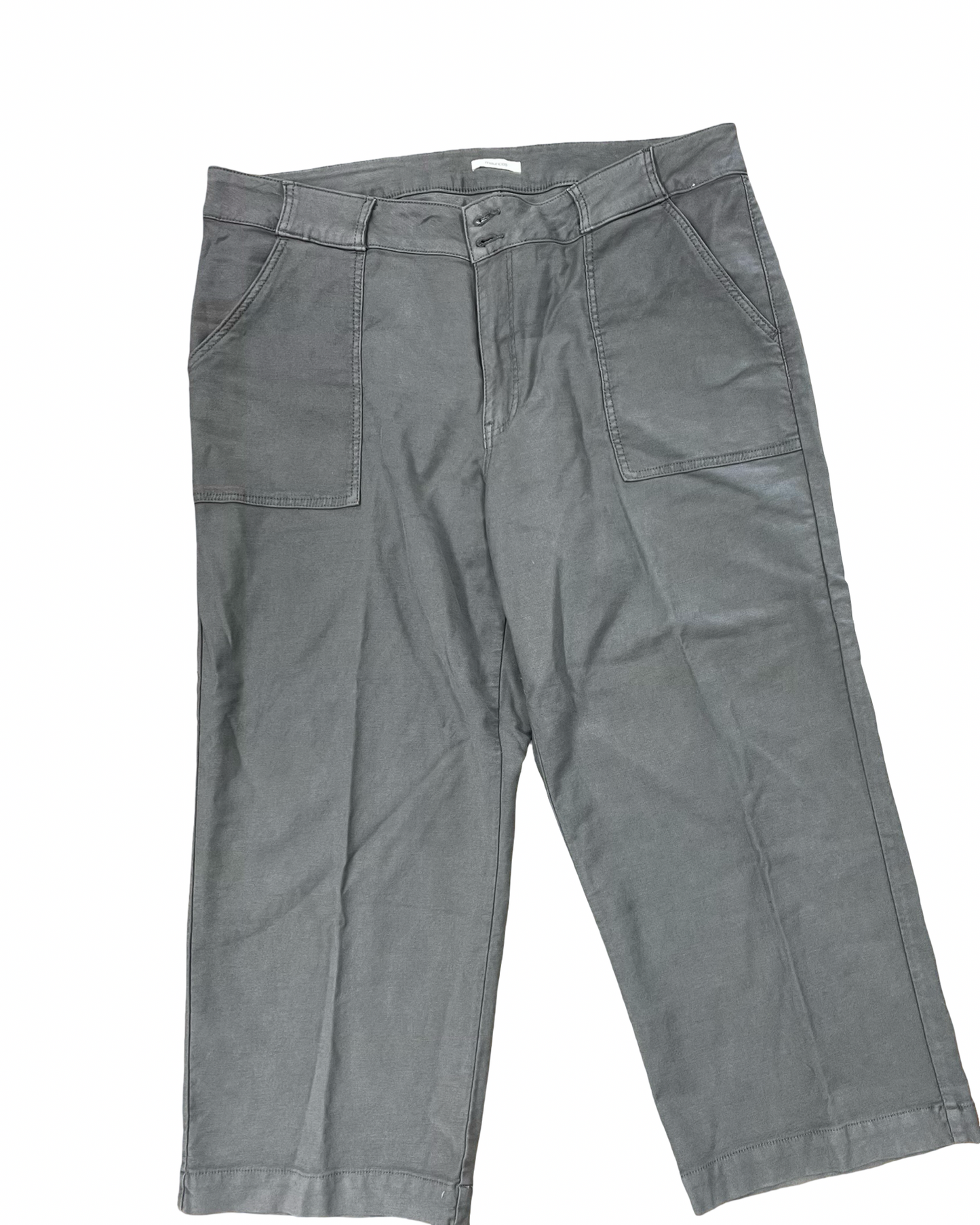 Jeans Wide Leg By Maurices In Grey Denim, Size:22