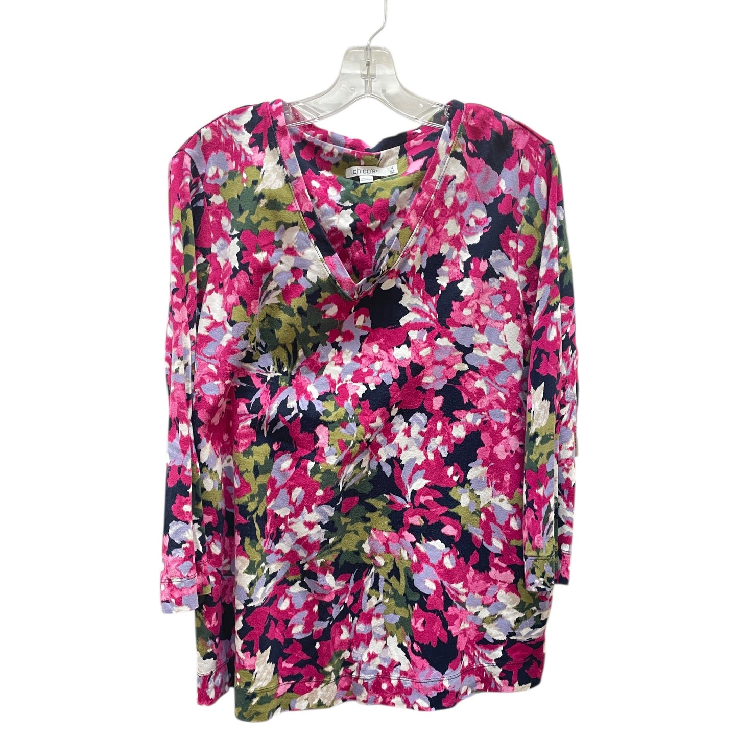 Top Ls By Chicos In Pink, Size:Xxl